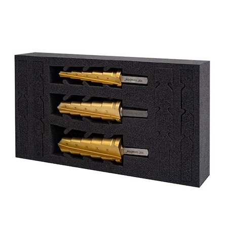 Versadrive HMT ImpactaStep Cutter Set 16, 22, 26mm 506010-SET1